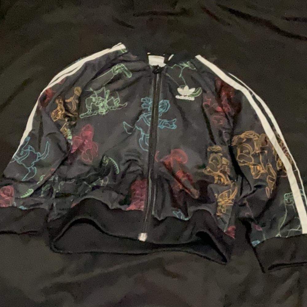 Adidas zip up Disney jacket